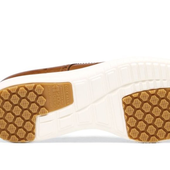 NWT Cole Haan Miles Leather Wingtip Oxford Tan Non-Slip Men’s Shoes - Picture 13 of 13